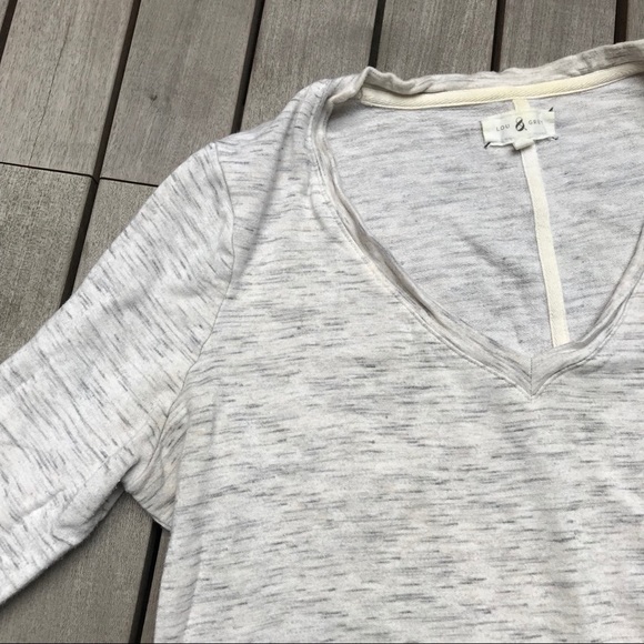 Lou & Grey | White and Grey Striped Long Sleeve - Picture 4 of 8